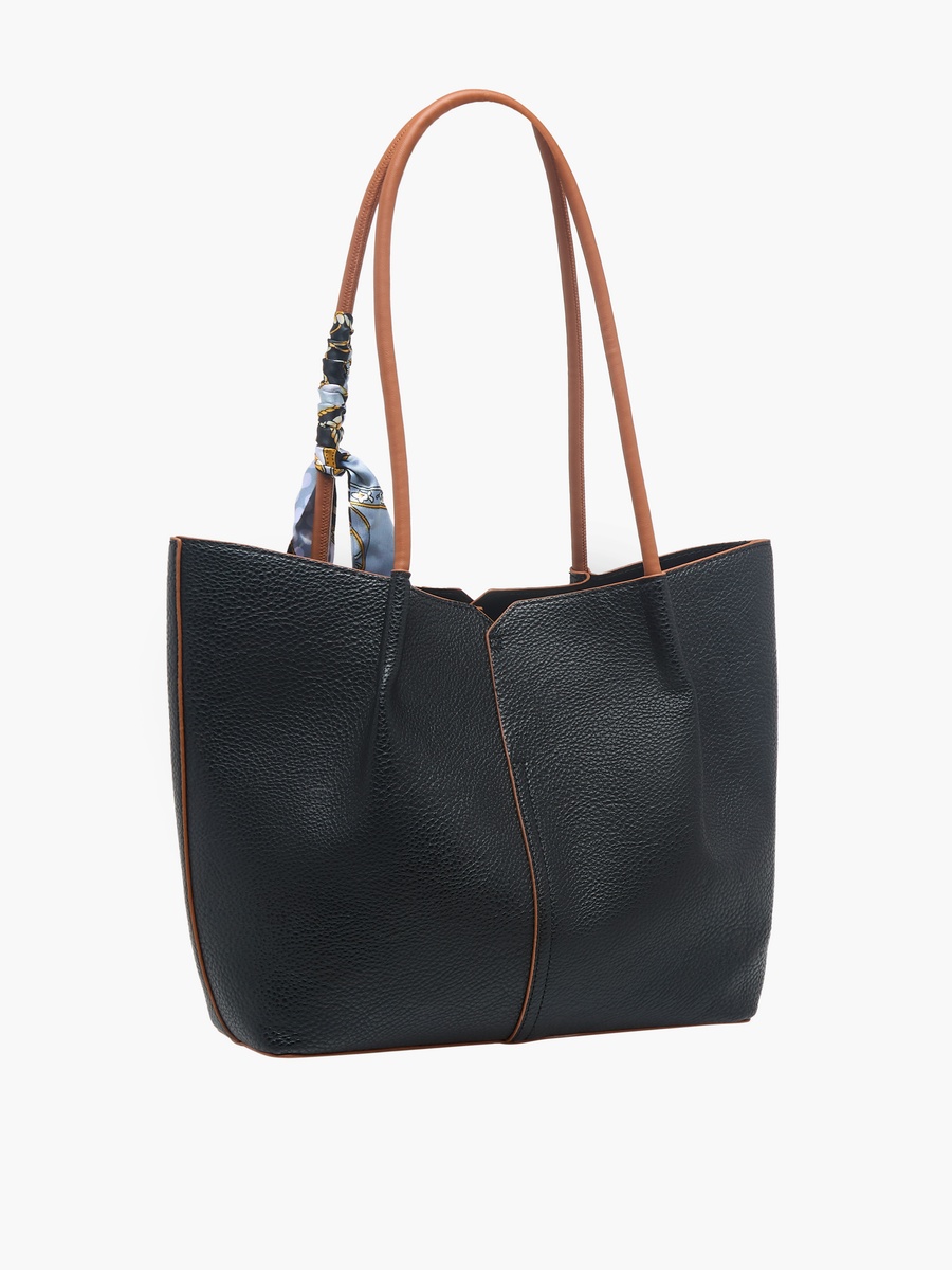 Tom Scarf Accent Tote Bag with Pouch