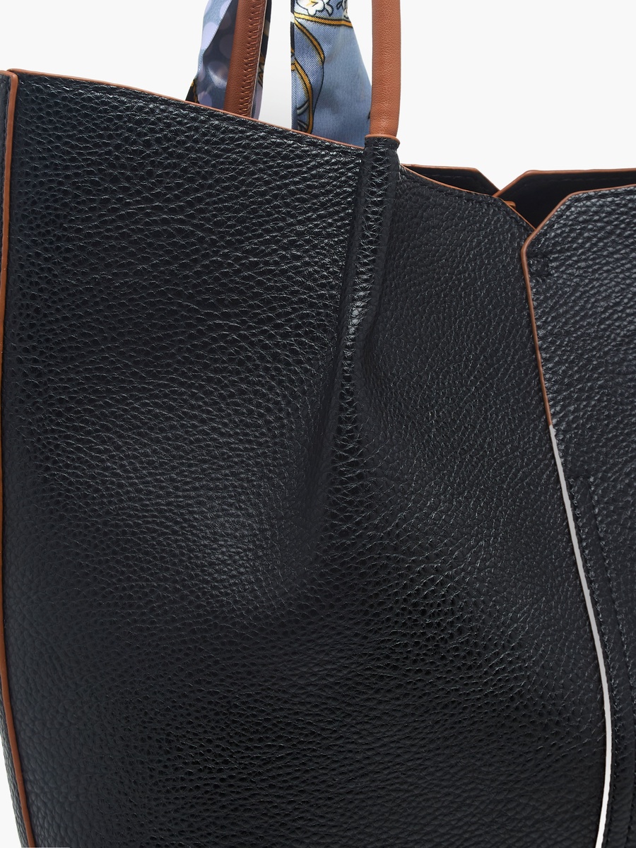 Tom Scarf Accent Tote Bag with Pouch