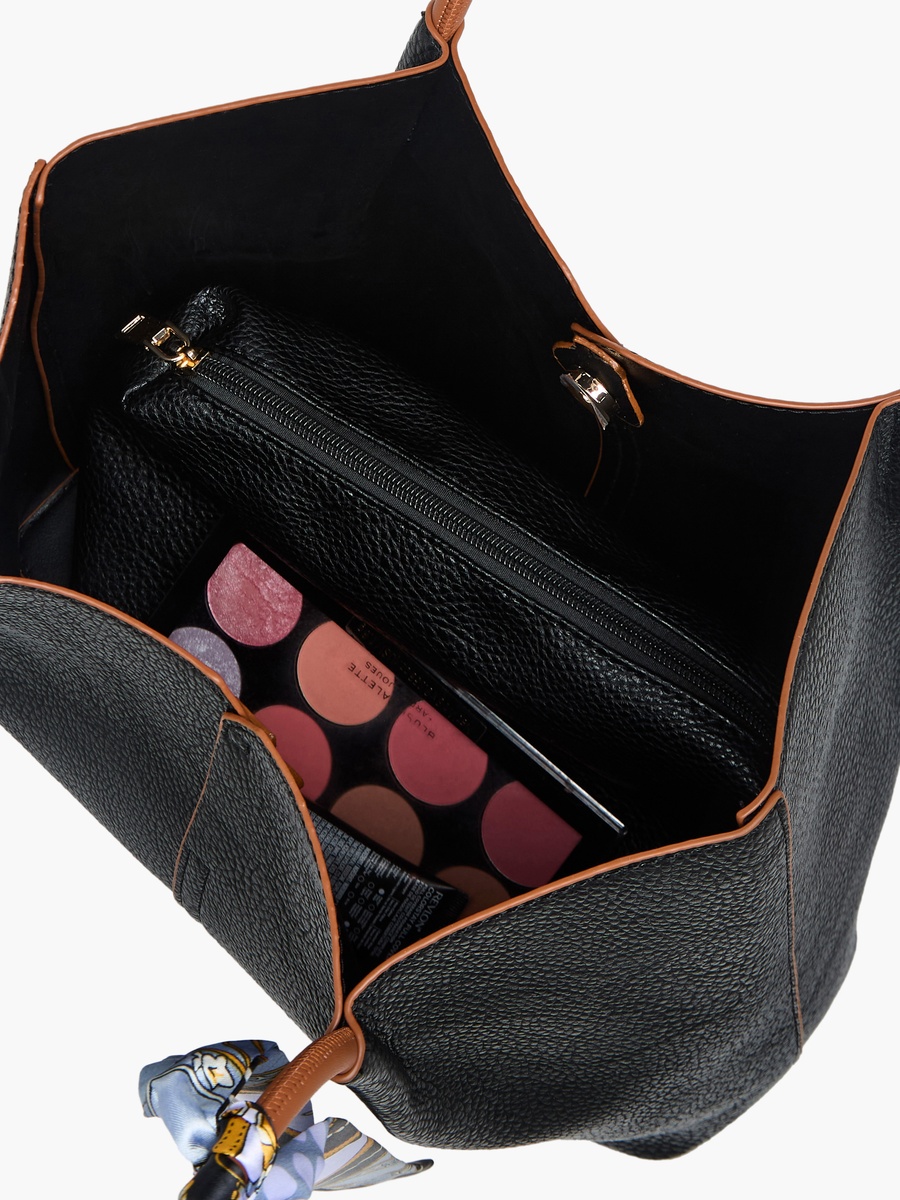 Tom Scarf Accent Tote Bag with Pouch