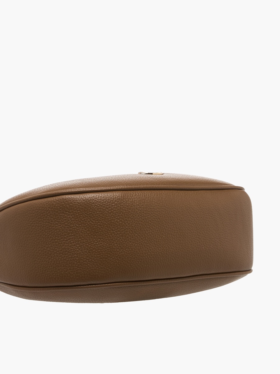 Solid Baguette Bag with Coin Purse
