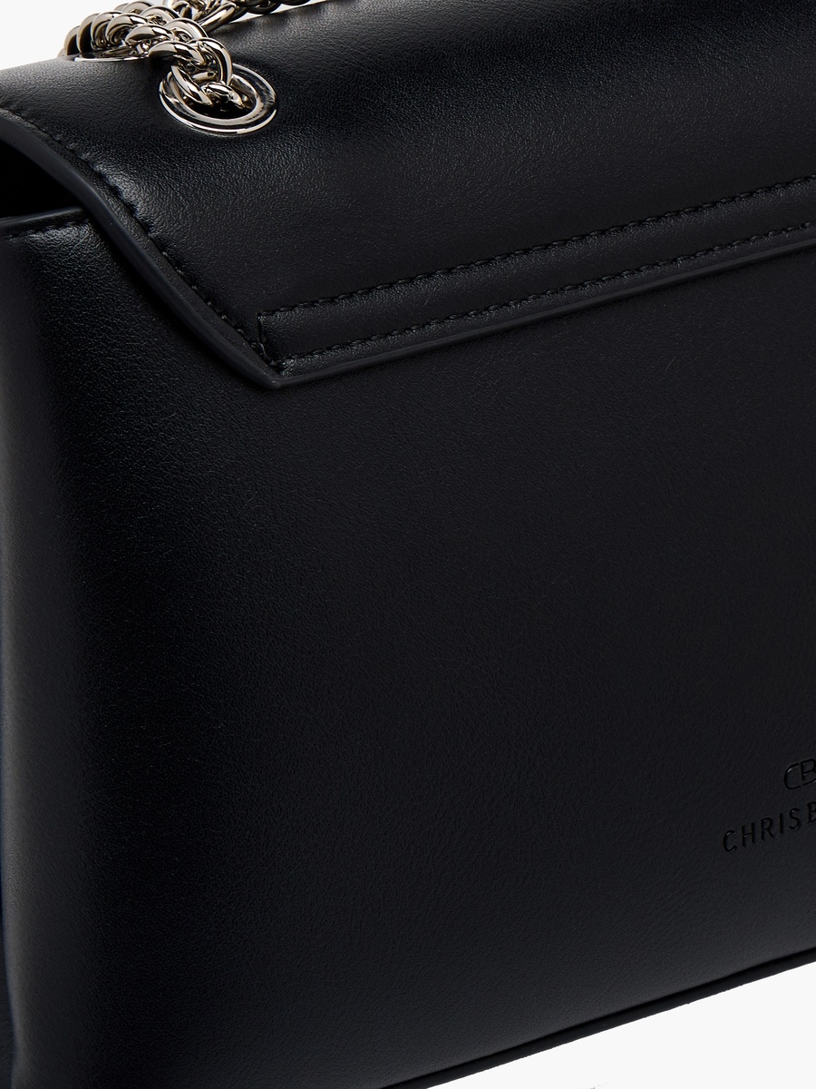 Ribbed Crossbody Bag with Coin Purse