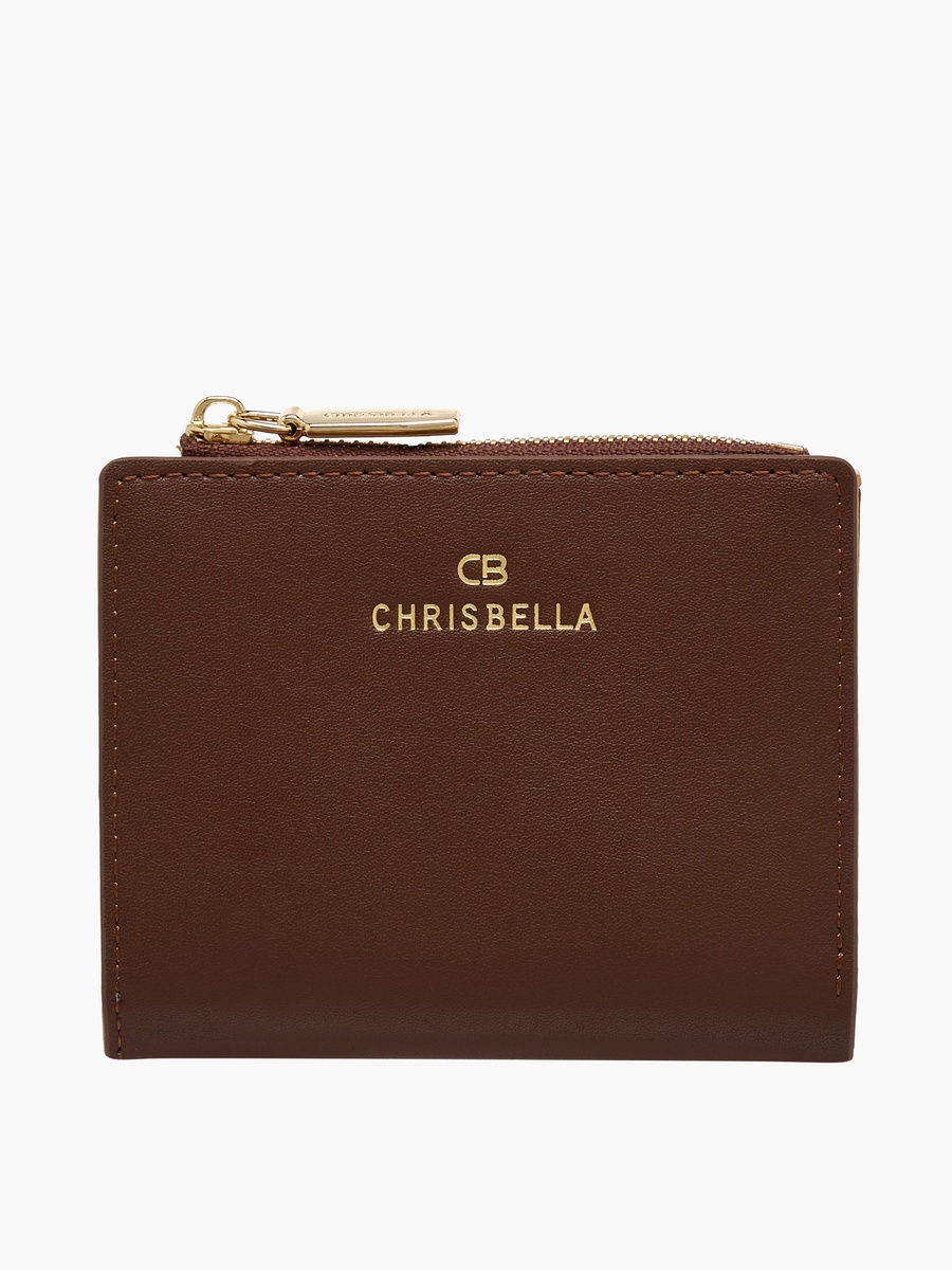 Monogram Print Crossbody Bag with Coin Pouch