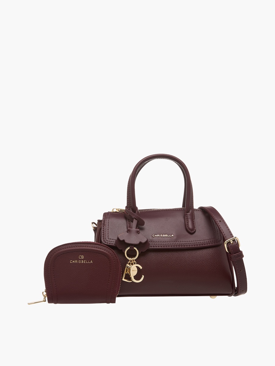 Charm Detail Crossbody Bag with Coin Purse