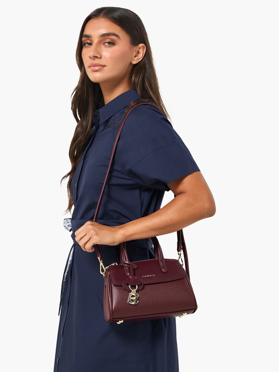Charm Detail Crossbody Bag with Coin Purse