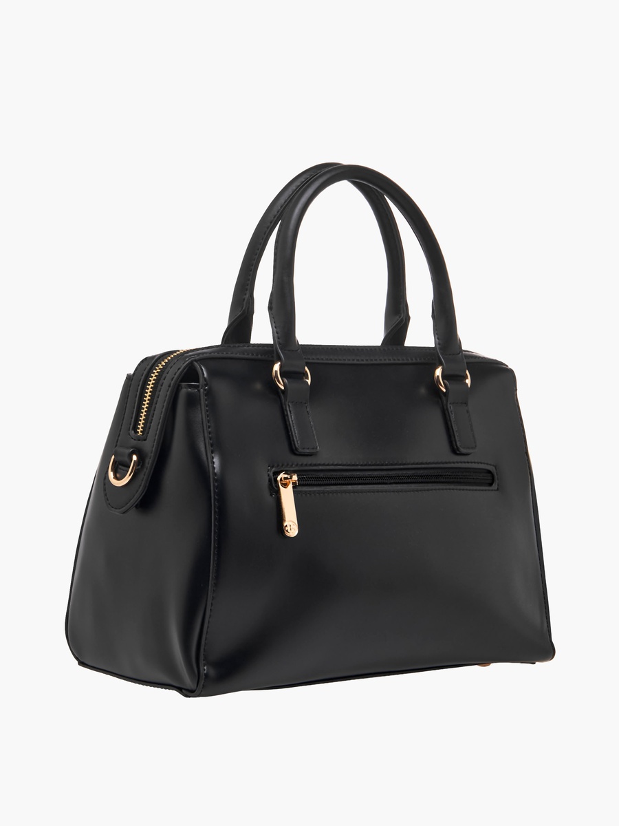 Scarf Detail Tote Bag with Detachable Strap