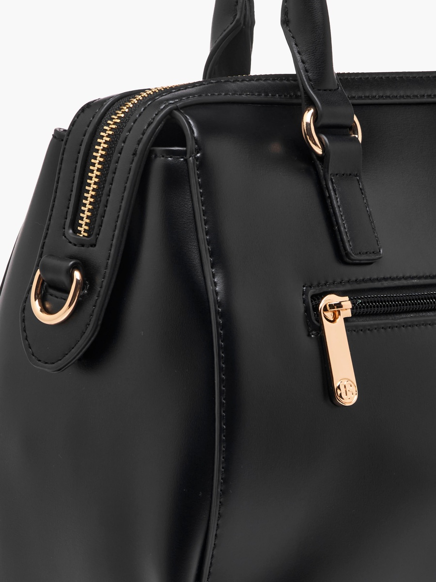 Scarf Detail Tote Bag with Detachable Strap