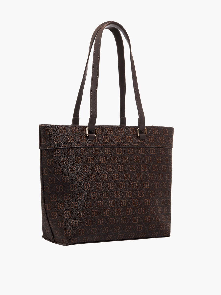 Checked Crossbody Bag with Detachable Strap