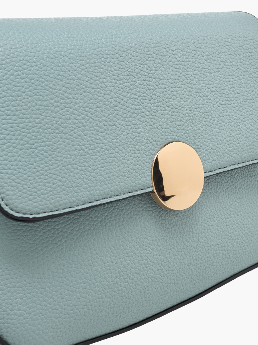 Textured Crossbody Bag with Detachable Strap