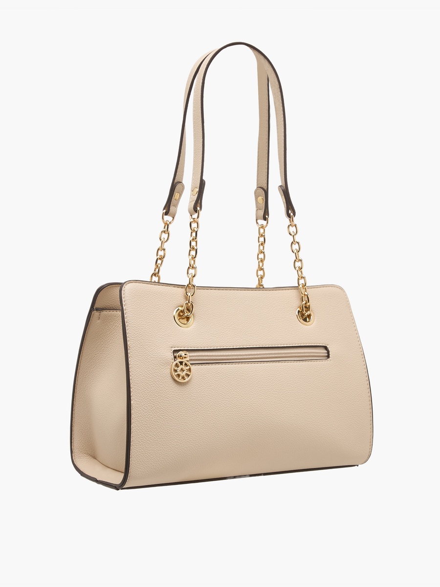 Kod 2-Piece Textured Tote Bag Set with Zip Closure