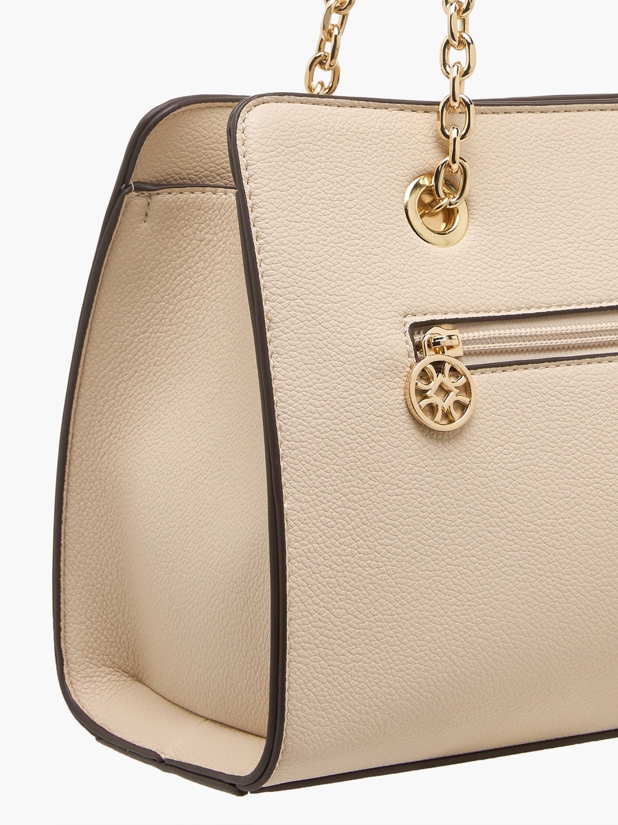 Kod 2-Piece Textured Tote Bag Set with Zip Closure