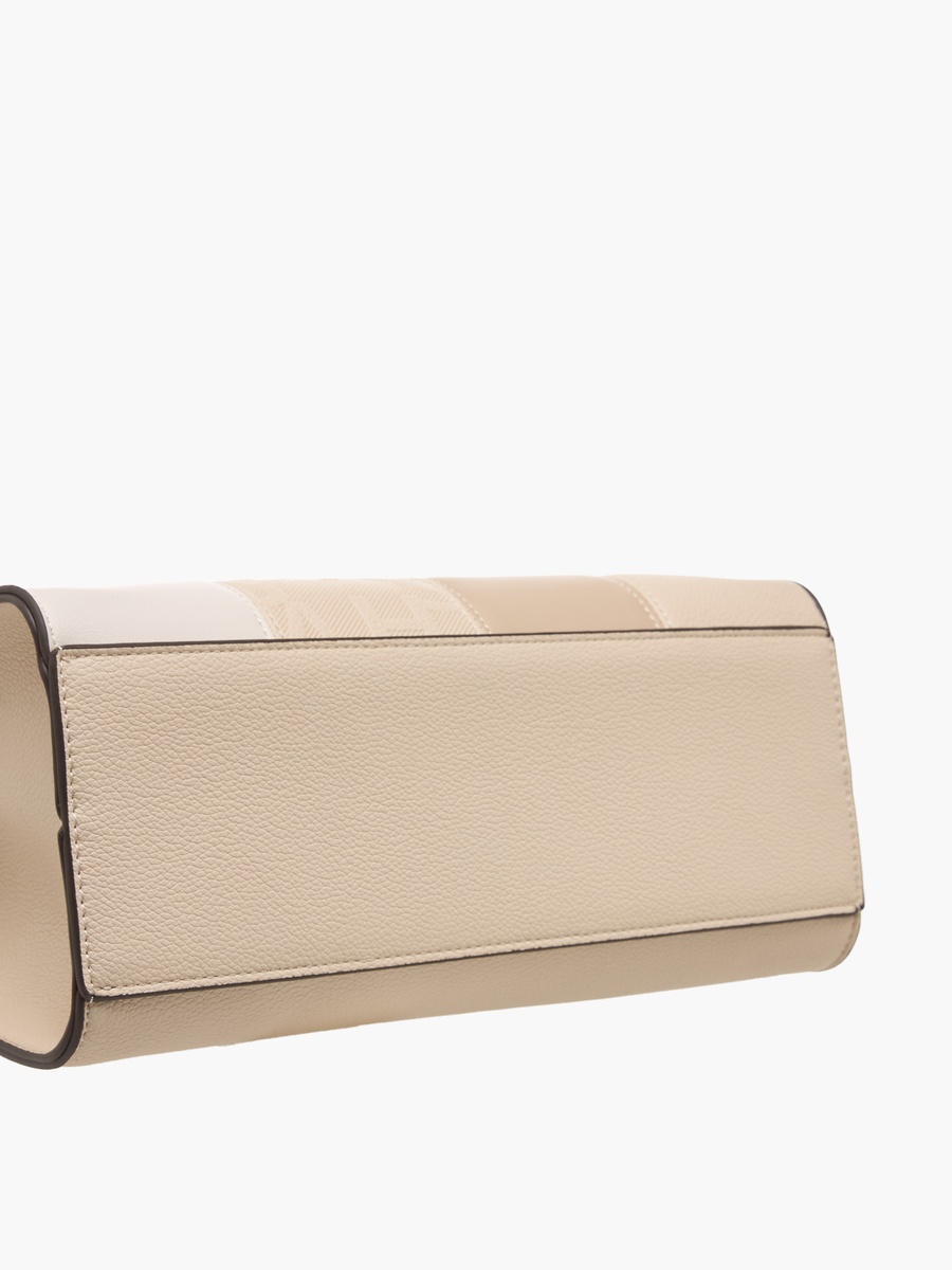 Kod 2-Piece Textured Tote Bag Set with Zip Closure
