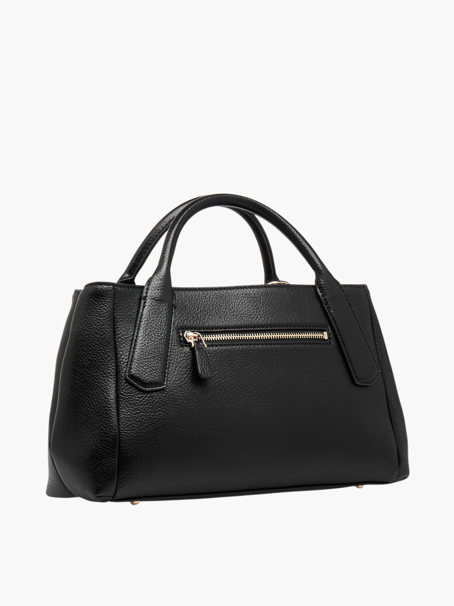 Brooke Textured Satchel Bag with Detachable Strap