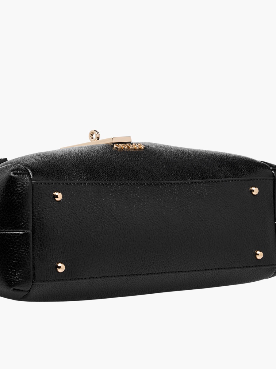 Brooke Textured Satchel Bag with Detachable Strap