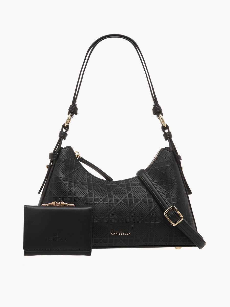 Charm Detail Crossbody Bag with Coin Purse