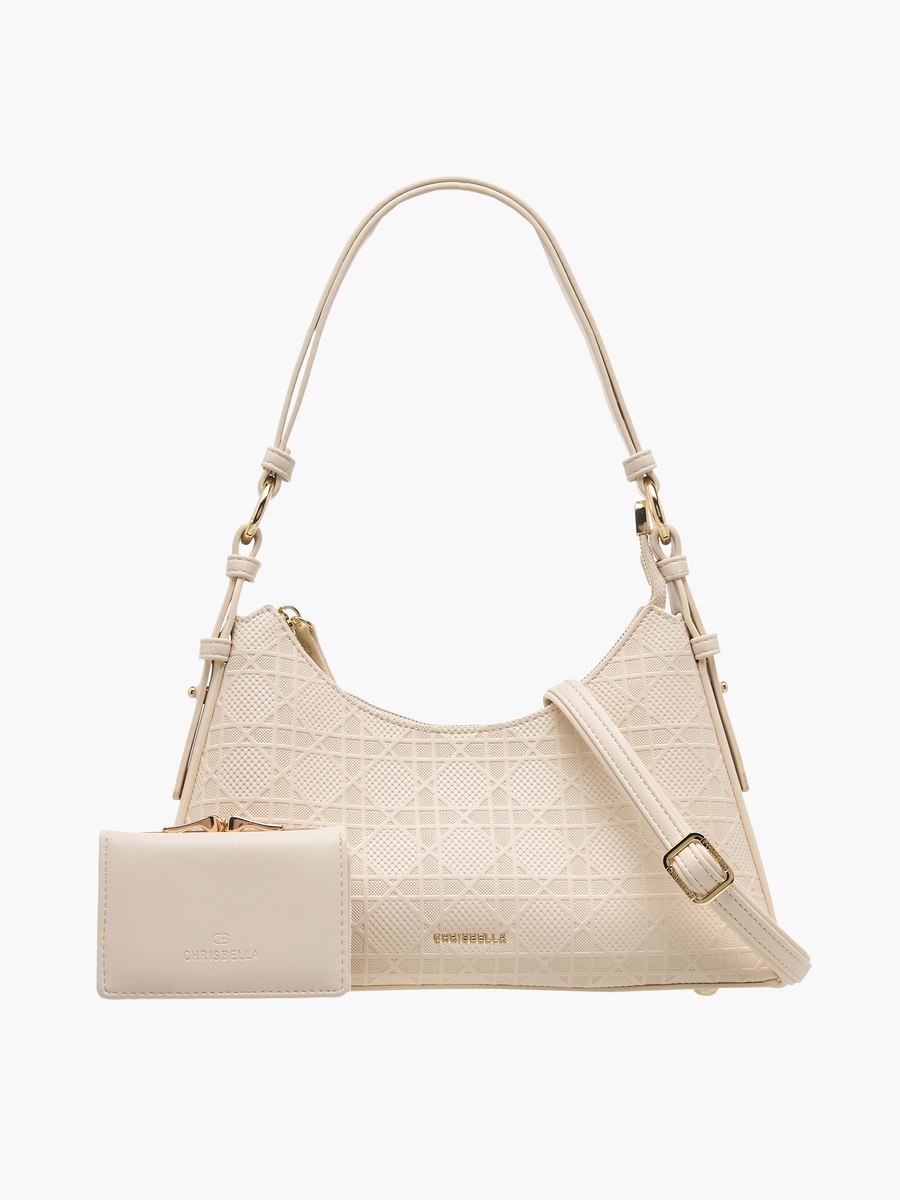 Charm Detail Crossbody Bag with Coin Purse