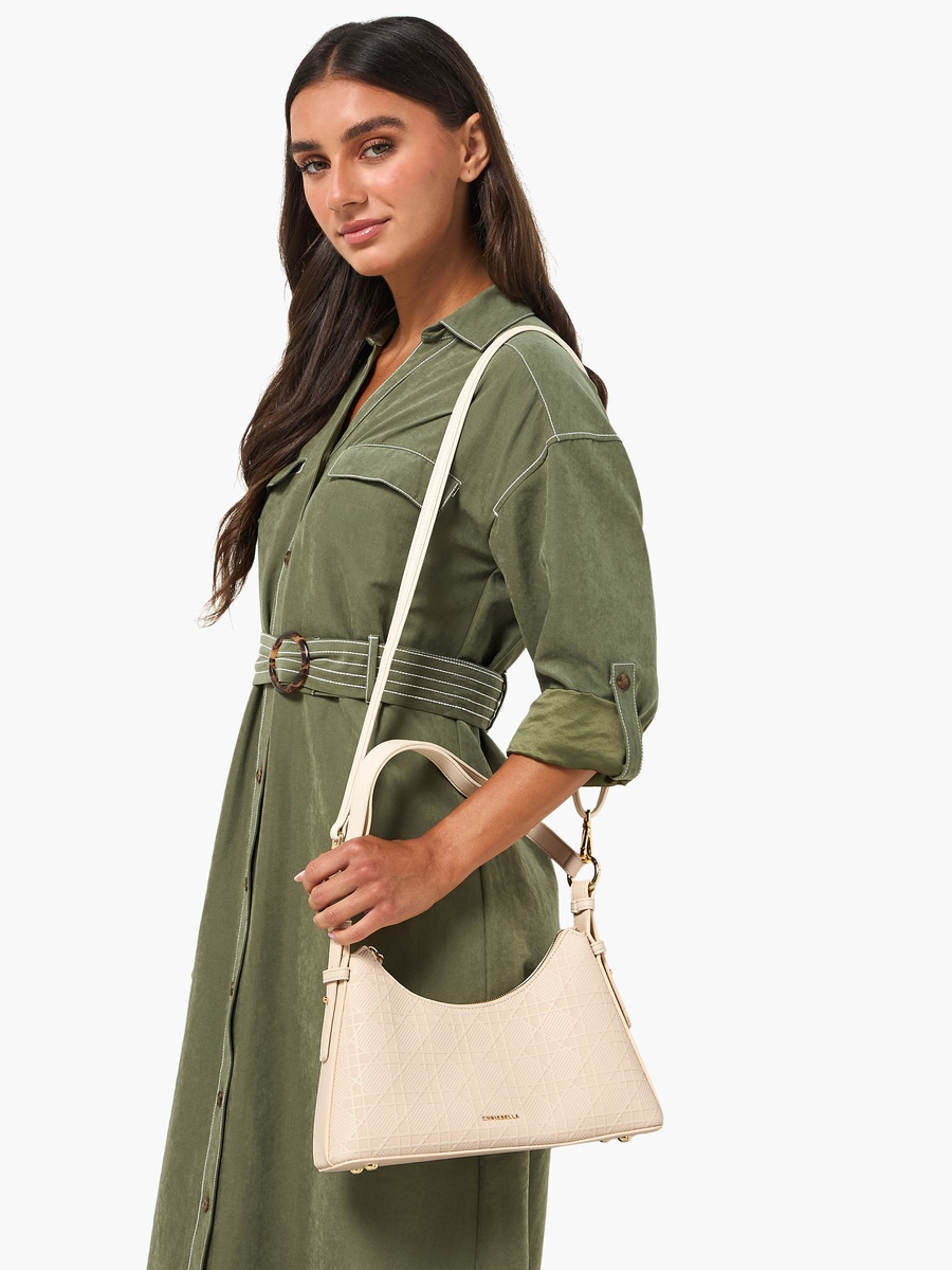 Charm Detail Crossbody Bag with Coin Purse