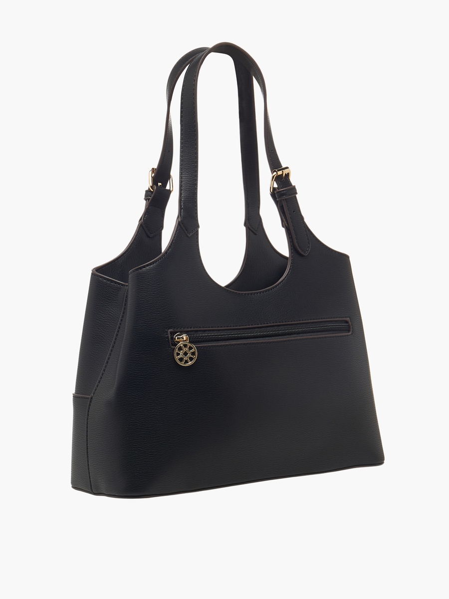 Kod Solid Hobo Bag with Dual Handles
