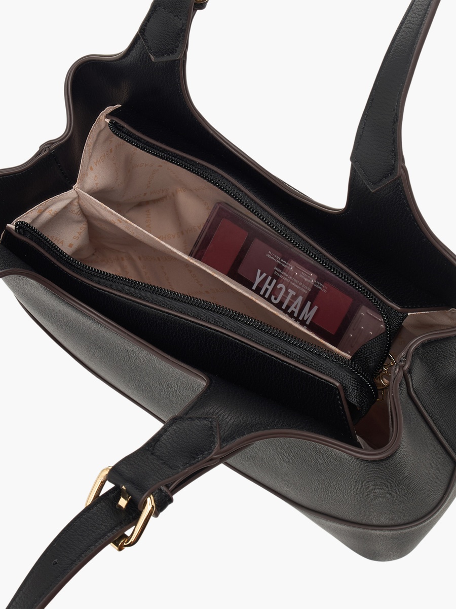 Kod Solid Hobo Bag with Dual Handles