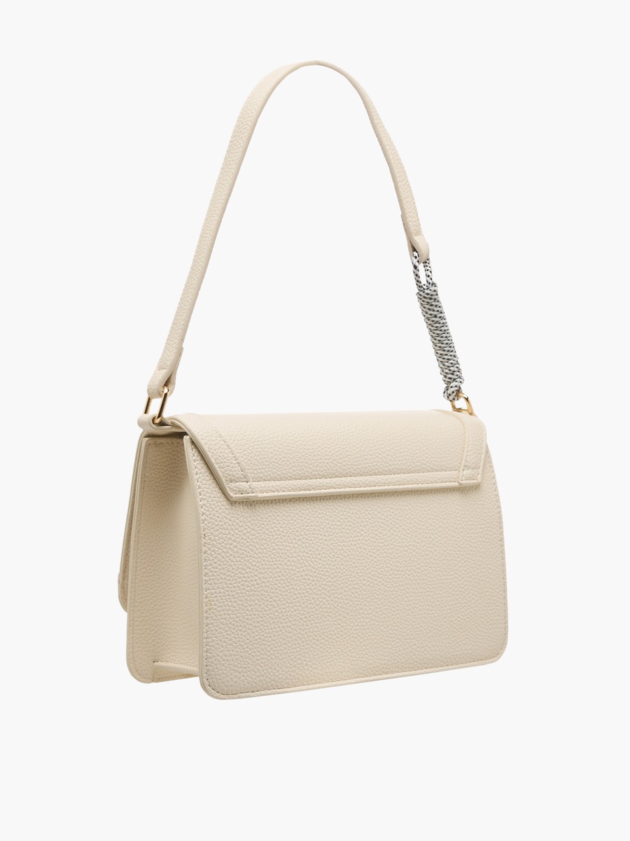 Kod Charm Detail Crossbody Bag with Detachable Strap