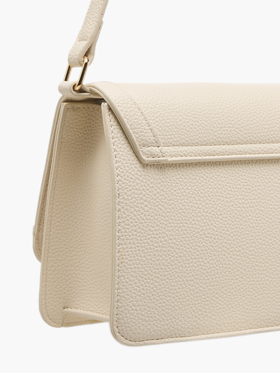 Kod Charm Detail Crossbody Bag with Detachable Strap