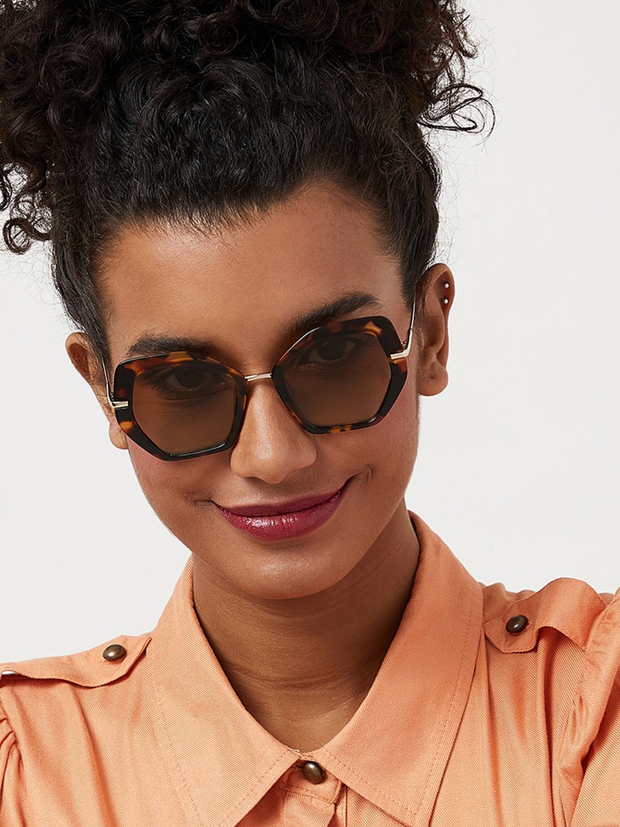 Women Green Lens 48 mm Cat Eye Sunglasses - 30S-000121-2904