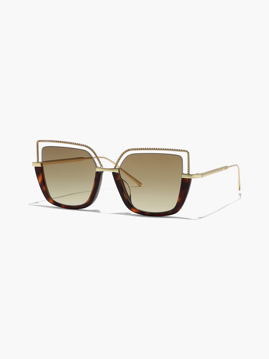 BOUGIE  Brown Lens 54 mm Cat Eye Sunglasses