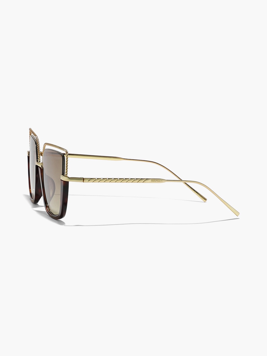 BOUGIE  Brown Lens 54 mm Cat Eye Sunglasses