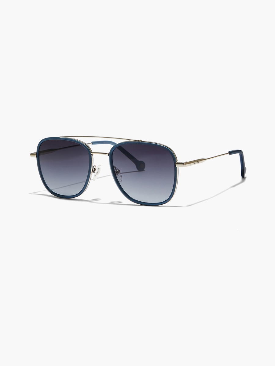 SQUARED AWAY  Grey Lens 55 mm Navigator Sunglasses