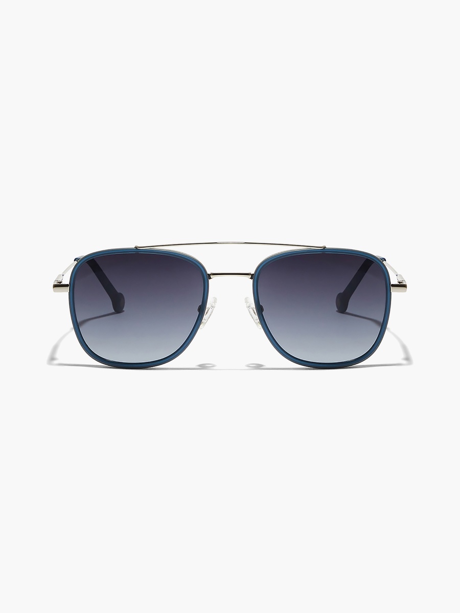 SQUARED AWAY  Grey Lens 55 mm Navigator Sunglasses