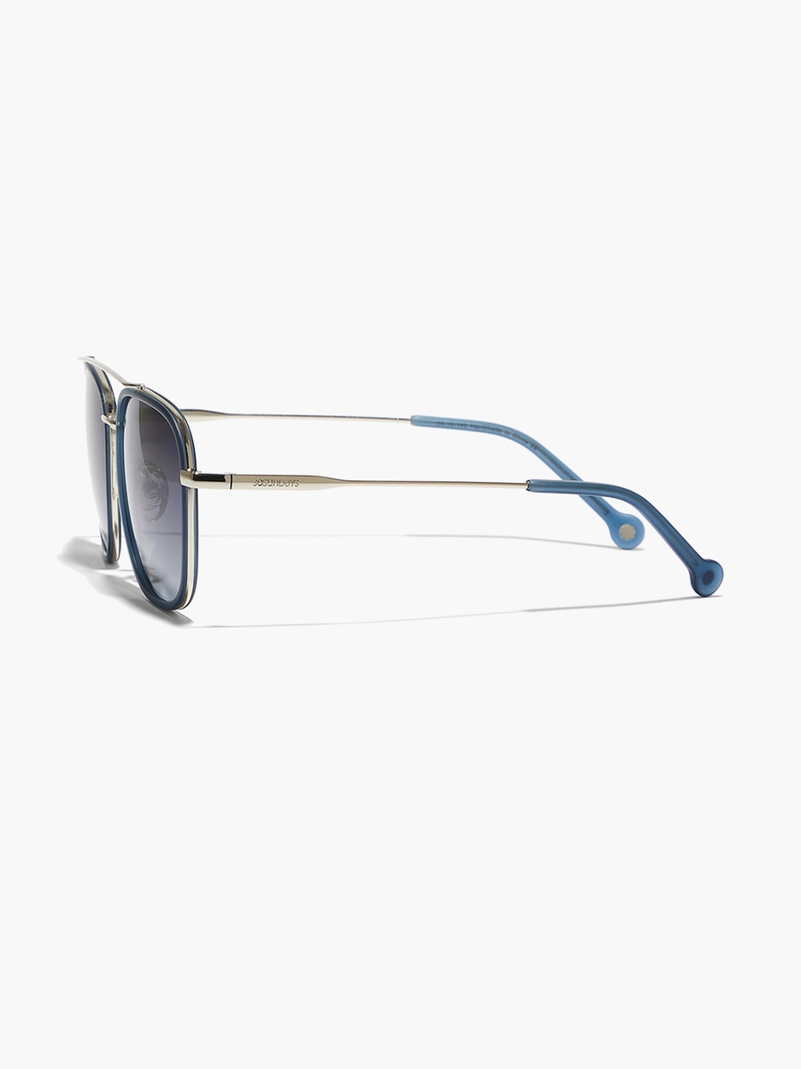 SQUARED AWAY  Grey Lens 55 mm Navigator Sunglasses