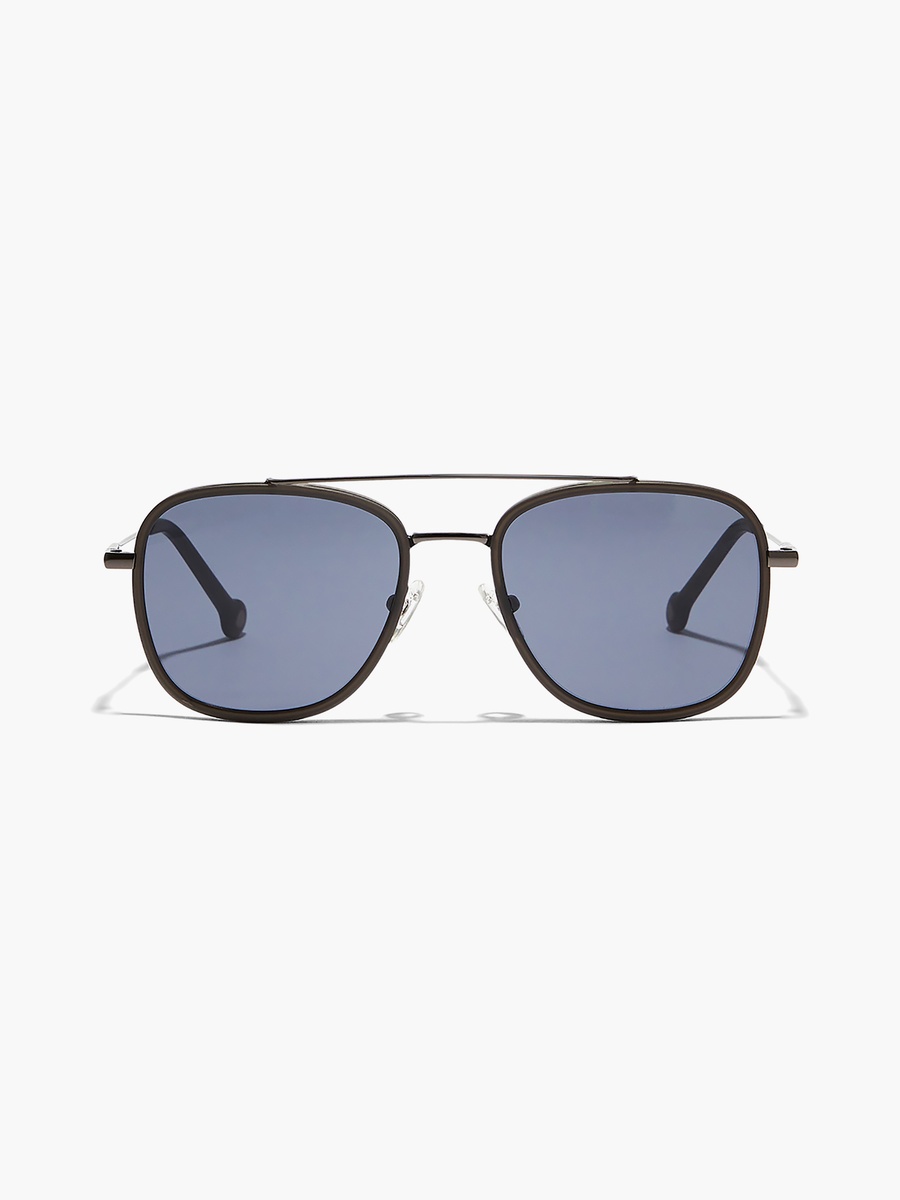 SQUARED AWAY  Grey Lens 55 mm Navigator Sunglasses
