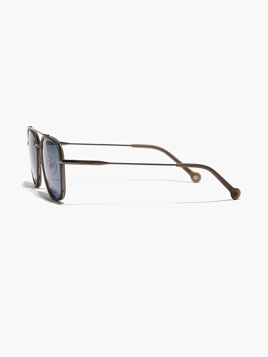 SQUARED AWAY  Grey Lens 55 mm Navigator Sunglasses
