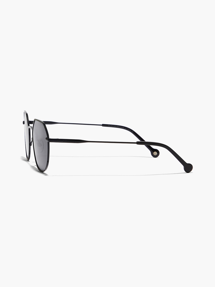 TURN UP Polarized  Polarized Black Lens 52 mm Geometric Sunglasses