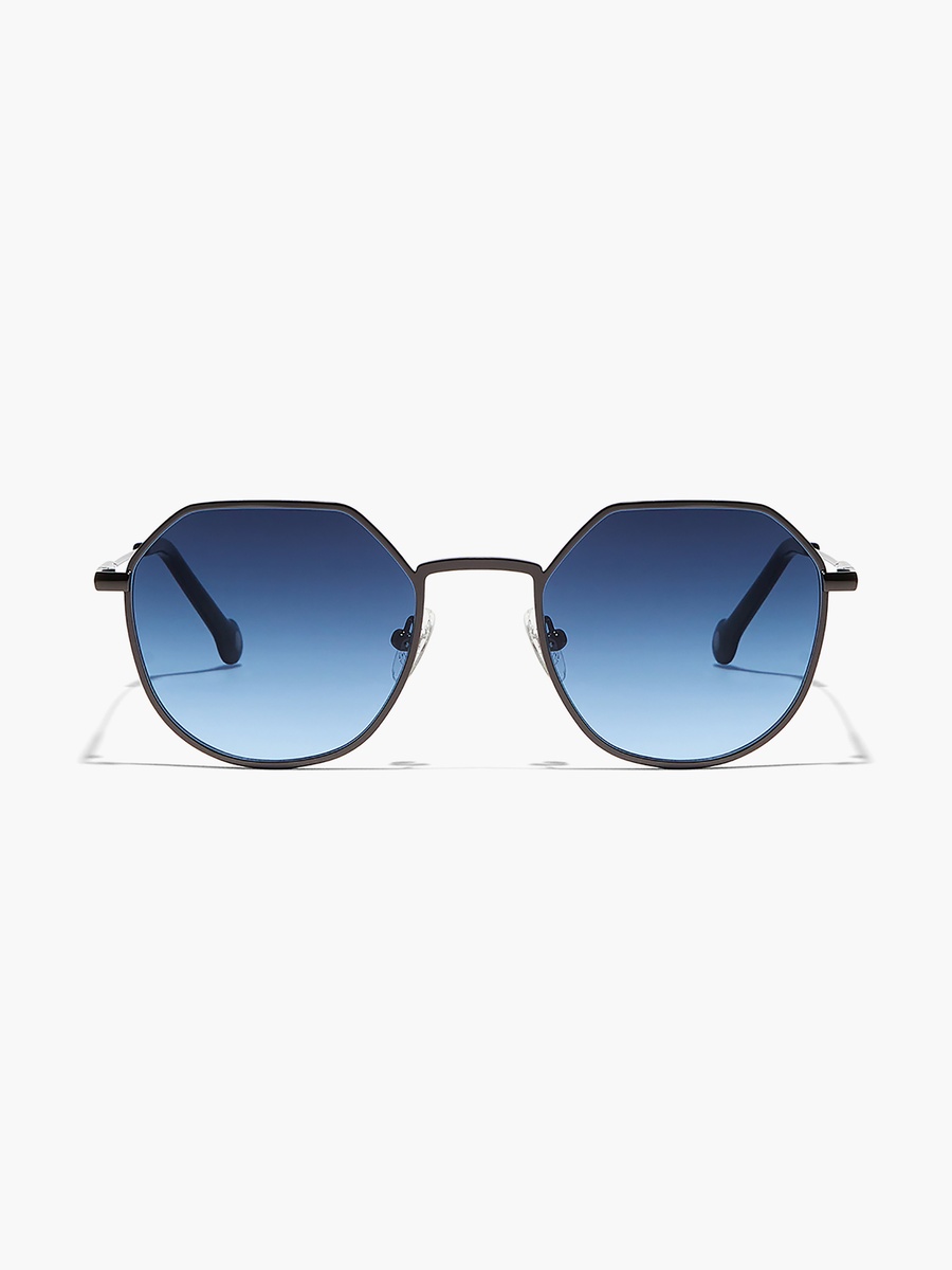 TURN UP  Blue Lens 52 mm Geometric Sunglasses