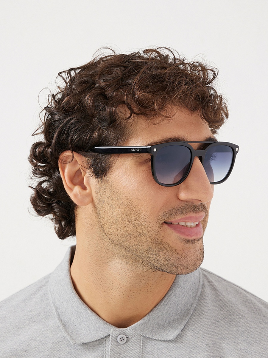 M.V.P.  Blue Lens 54 mm Navigator Sunglasses