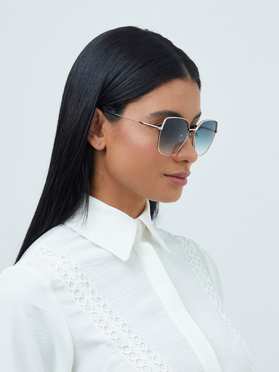 Women Green Lens 59 mm Cat Eye Sunglasses - 30S-000225-2306