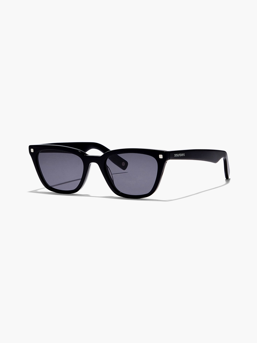 THALIA  Black Lens 53 mm Cat Eye Sunglasses