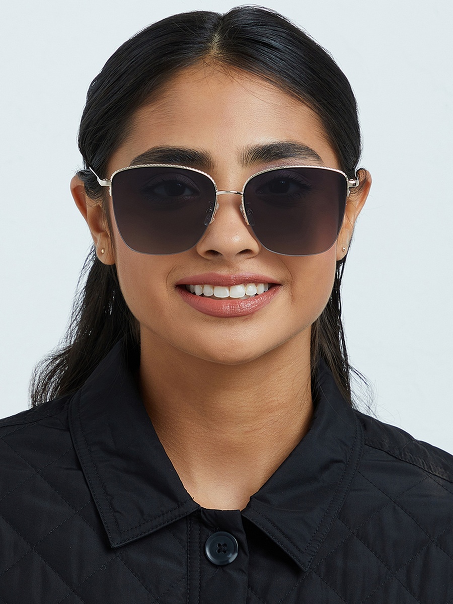 MAGNOLIA  Grey Lens 59 mm Oversized Sunglasses
