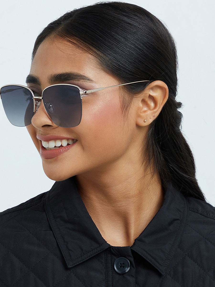 MAGNOLIA  Grey Lens 59 mm Oversized Sunglasses