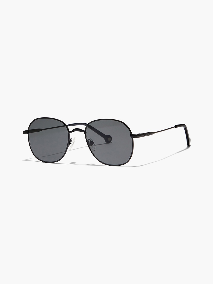 BOUND  Black Lens 53 mm Aviator Sunglasses