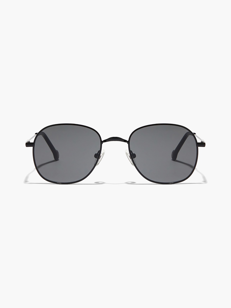 BOUND  Black Lens 53 mm Aviator Sunglasses