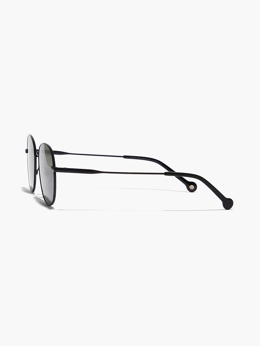 BOUND  Black Lens 53 mm Aviator Sunglasses
