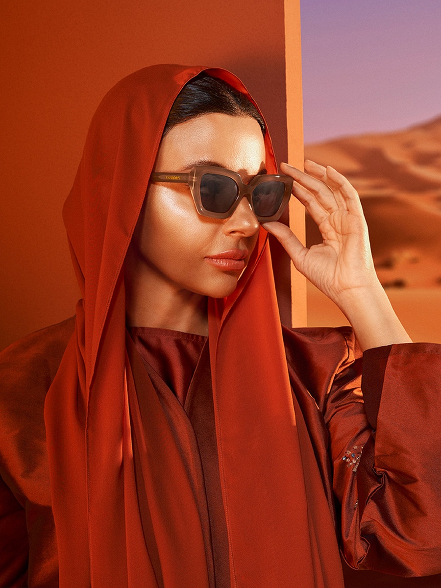 Women Brown Lens 49 mm Cat Eye Sunglasses - 30S-000272-2404