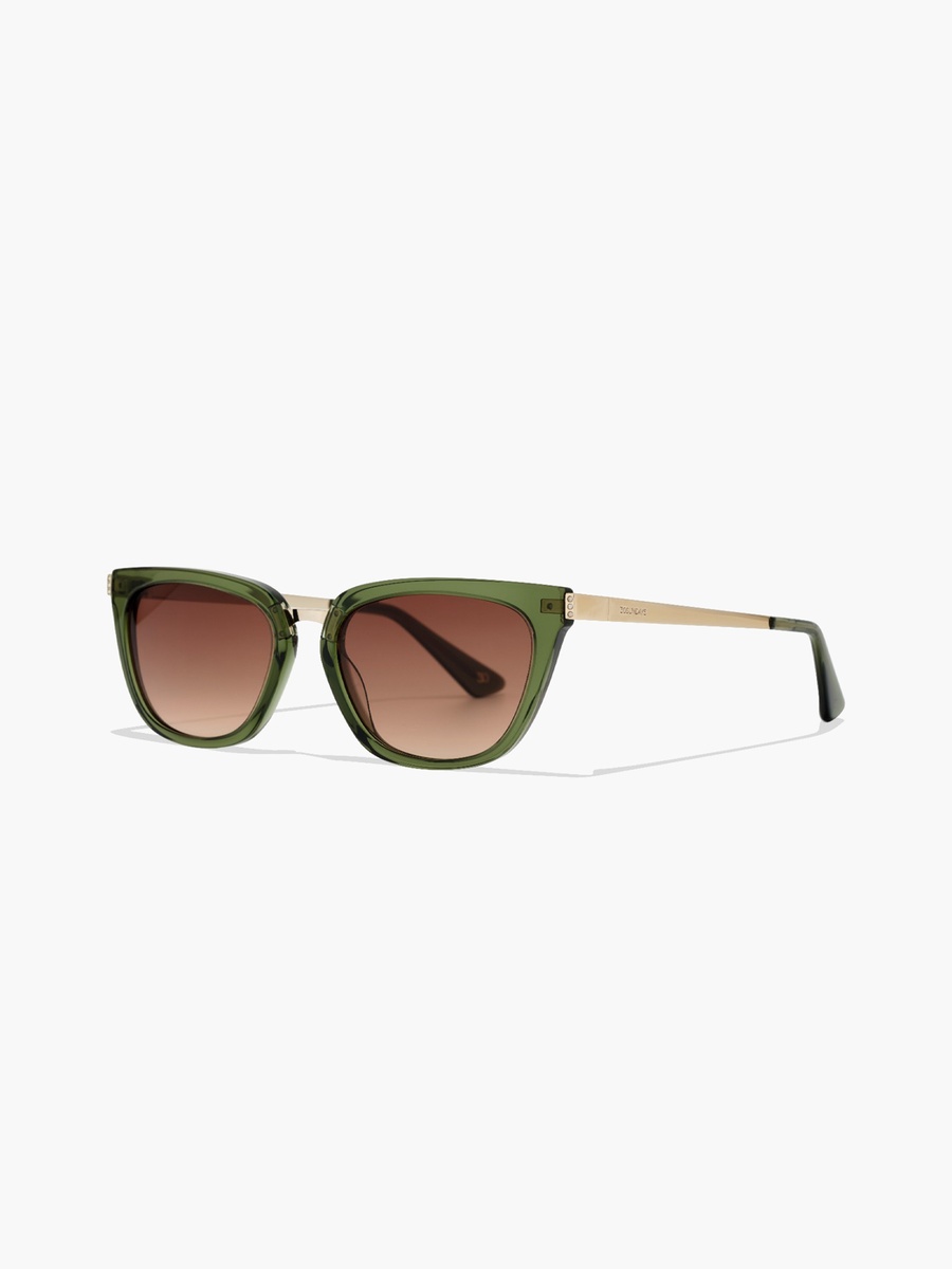53MM Brown Cat Eye Sunglasses 30S-000302-0604