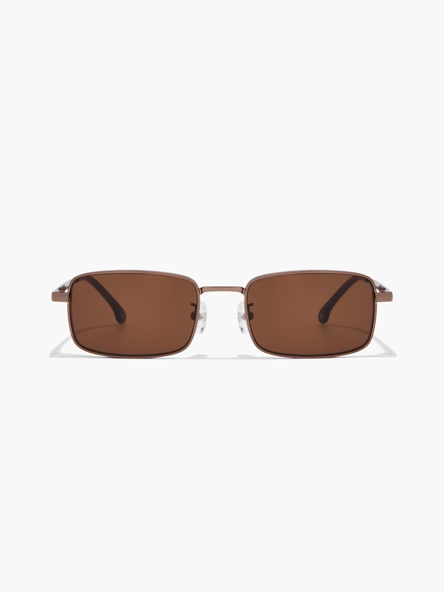 54MM Brown Rectangle Sunglasses 30S-000404-0404