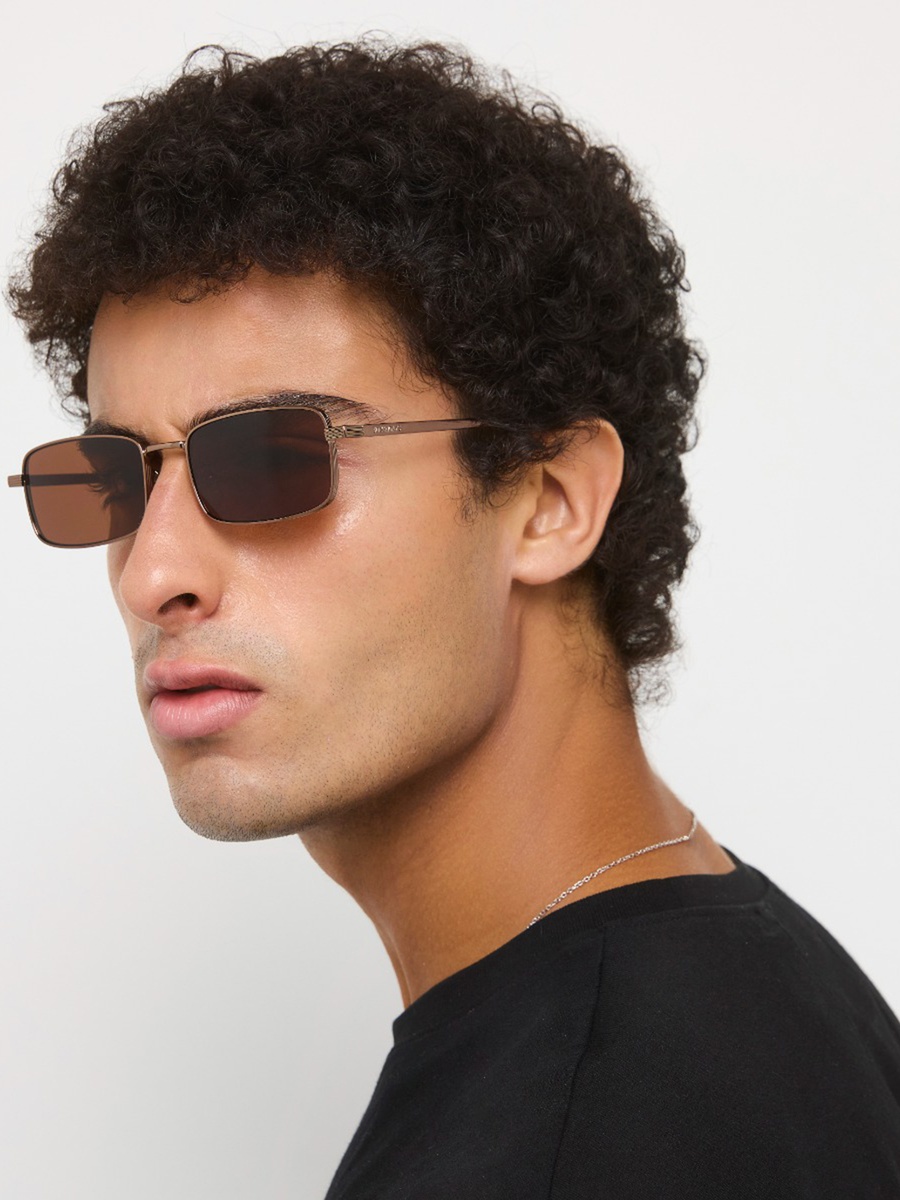 54MM Brown Rectangle Sunglasses 30S-000404-0404