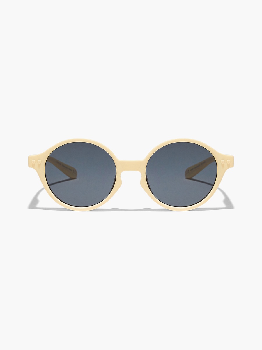 Kids Grey Lens 40 MM Round Sunglasses - BAB-000500-2007