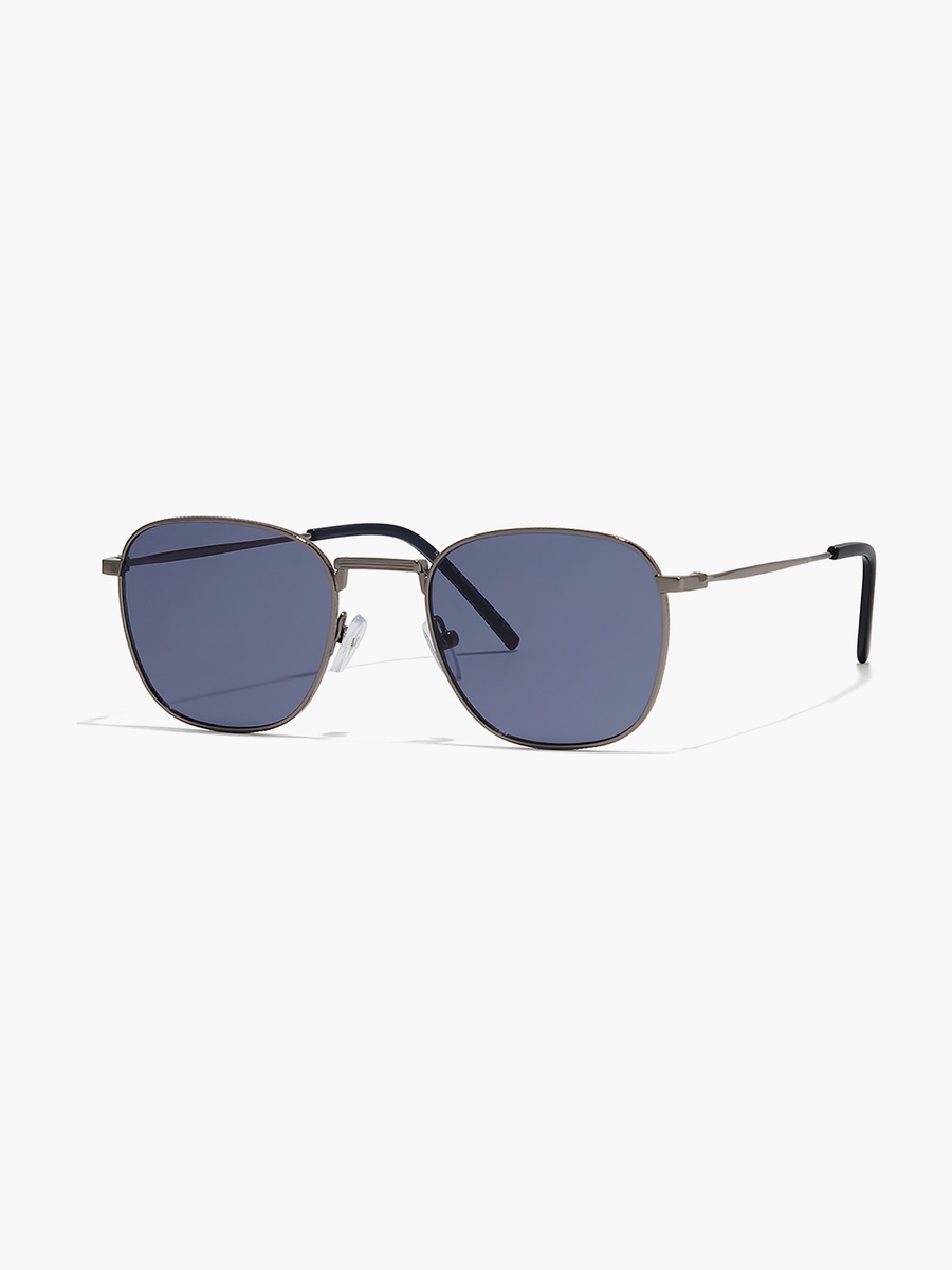 MUST-HAVE  Blue Lens 51 mm Square Sunglasses