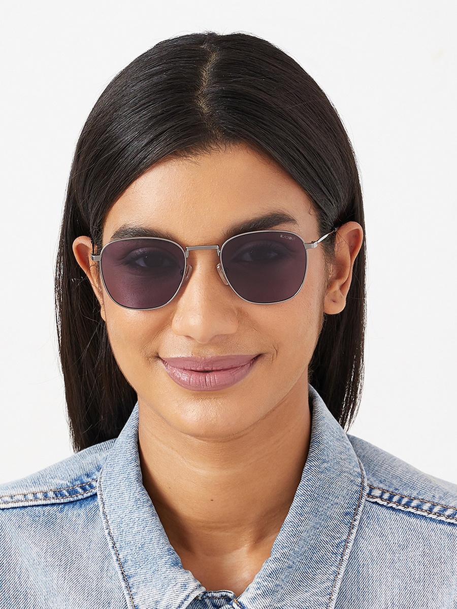 MUST-HAVE  Blue Lens 51 mm Square Sunglasses