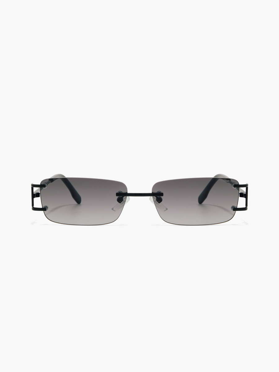 54MM Grey Rectangle Sunglasses BLA-000302-0107